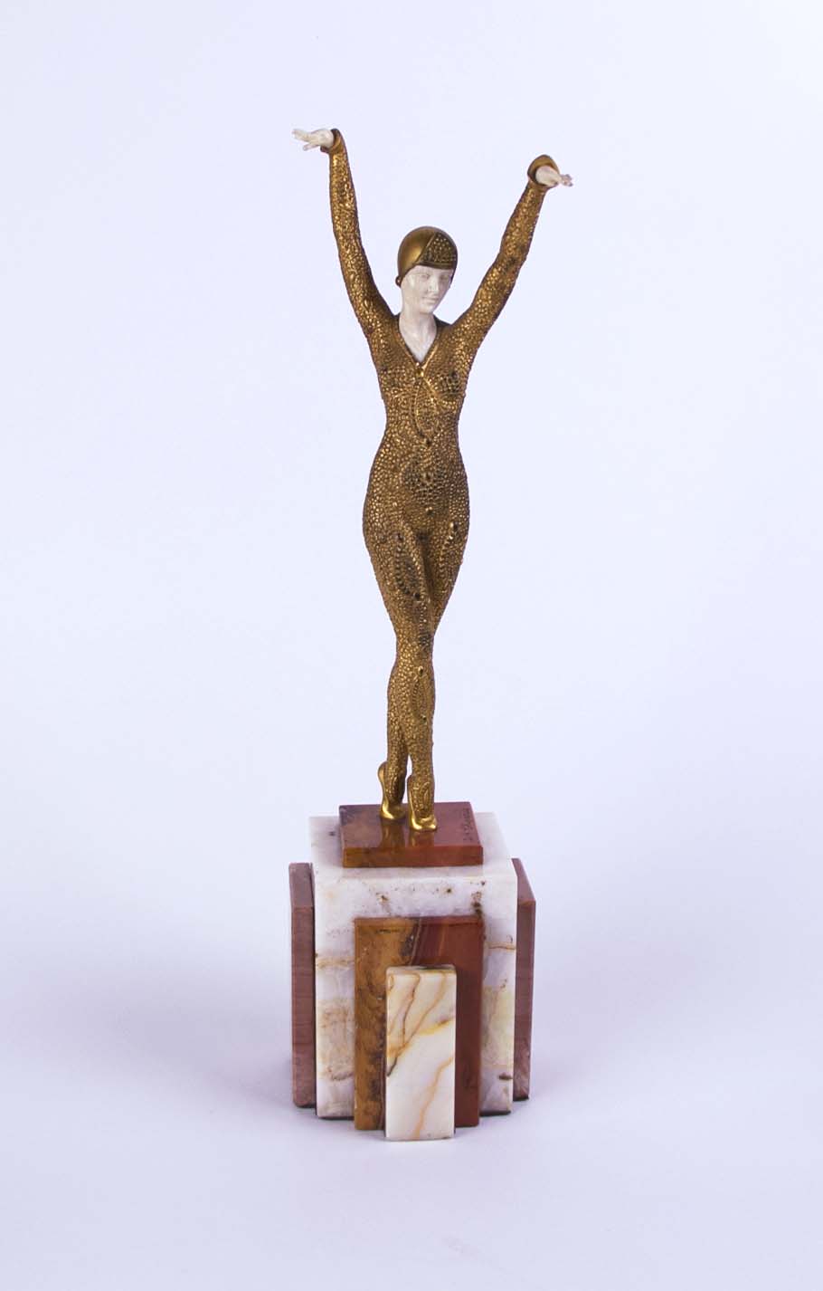 bronze and ivory figures